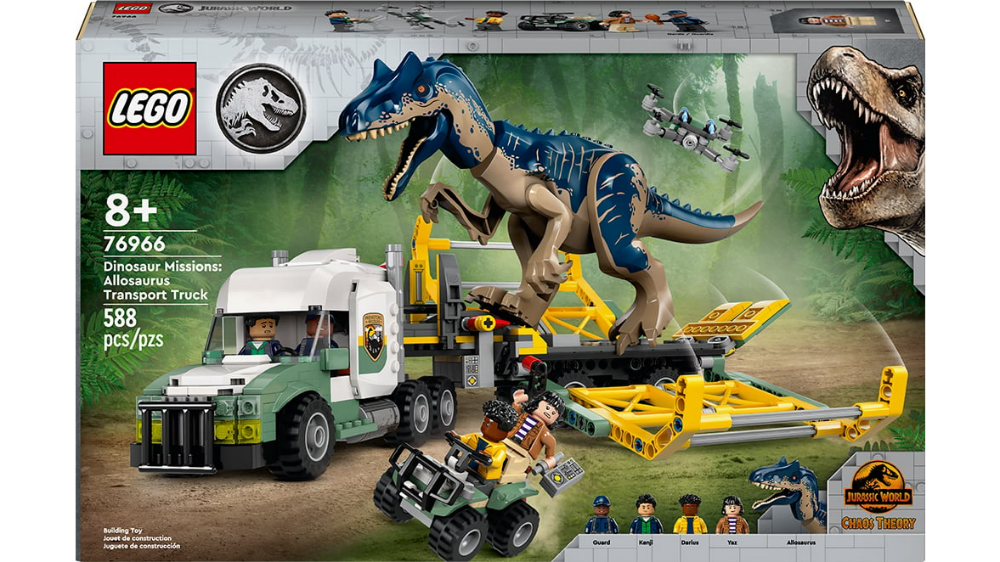 LEGO Jurassic World Dinosaur Missions Allosaurus Transport Truck Toy